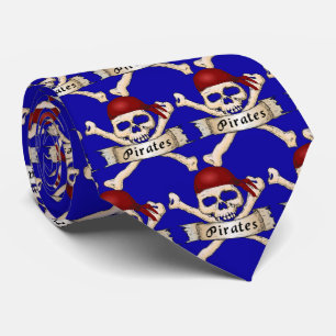 Gravata Pirates Team Mascot Futebol Baseball Tie