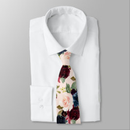 Gravata PixDezines Blush Burgundy Marinho Flwrnd DIY Backg