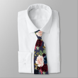 Gravata PixDezines Blush Burgundy Marinho Flwrnd DIY Backg