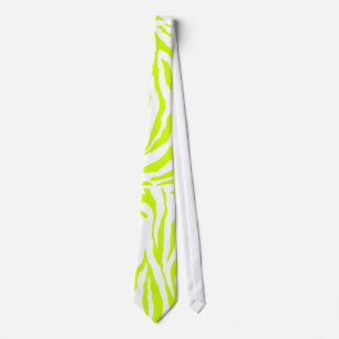Gravata PixDezines DIY impressão de zebra em cores