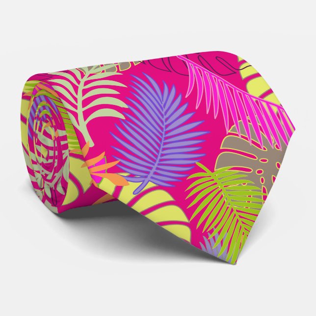 Gravata PixDezines floresta tropical/fundo DIY (Rolled)