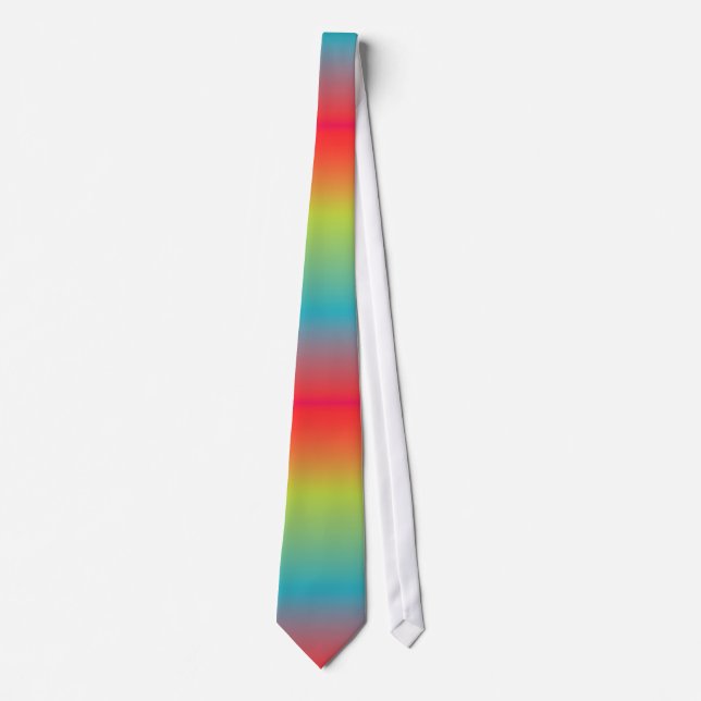 Gravata PixDezines gelo raspado/cores neon retrô (Frente)