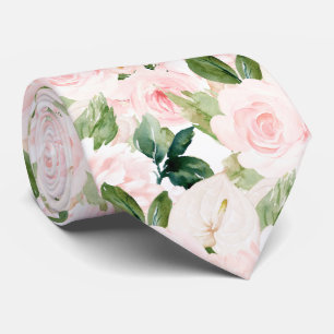 Gravata PixDezines H2 Blush Anthuriums Rosas Peonias