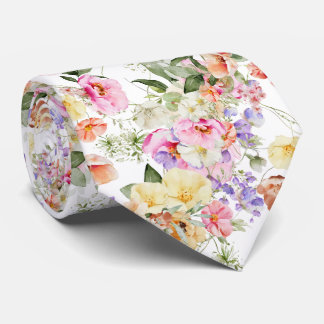 Gravata PixDezines H2 Summer Garden Flowers (Flores de Jar