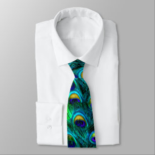 Gravata PixDezines Psychedelic Peacock/Cobalt/Azul Aqua