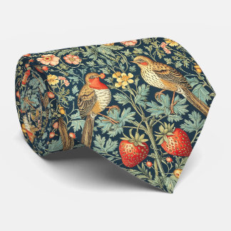 Gravata PixDezines William Morris Strawberry Thief