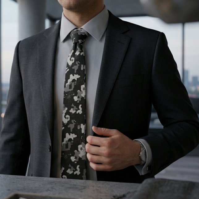 Gravata Pixel Camo Stealth (Criador carregado)