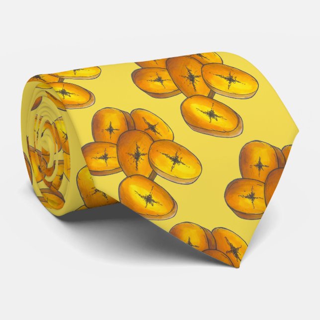 Gravata Planos Frescos Cozinhar Bananas Caribe Comida (Rolled)