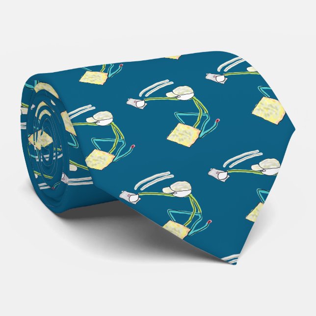 Gravata Plasterer Stickman (Rolled)