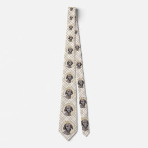 Gravata Plott Painting - Arte de Cachorro Original