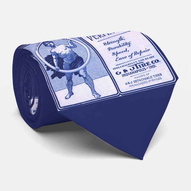 Gravata Pneus G & J de 1902 e impressão (Rolled)