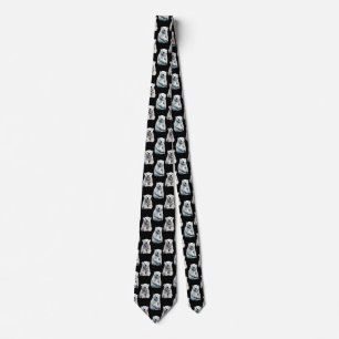 Gravata Polar Bear Animal Pattern Design