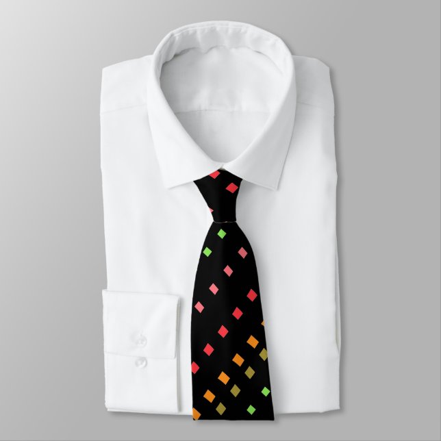 Gravata Polka-Dot Squares Tie (Amarrado)