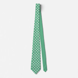 Gravata Polka dots mint green