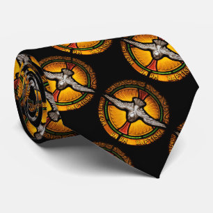 Gravata Pomba do vitral