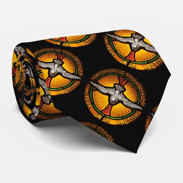 Gravata Pomba do vitral (Rolled)