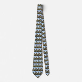 Gravata Pomham Rocks Lighthouse, Rhode Island Mens Tie