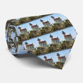 Gravata Pomham Rocks Lighthouse, Rhode Island Mens Tie