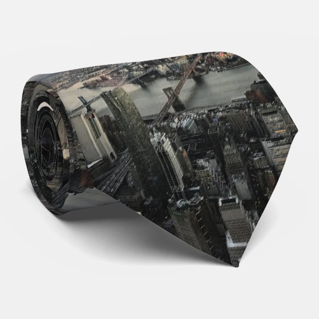 Gravata Ponte East River Nova Iorque Brooklyn Manhattan (Rolled)