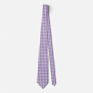 Gravata Pontos Brancos - Violeta Escuro
