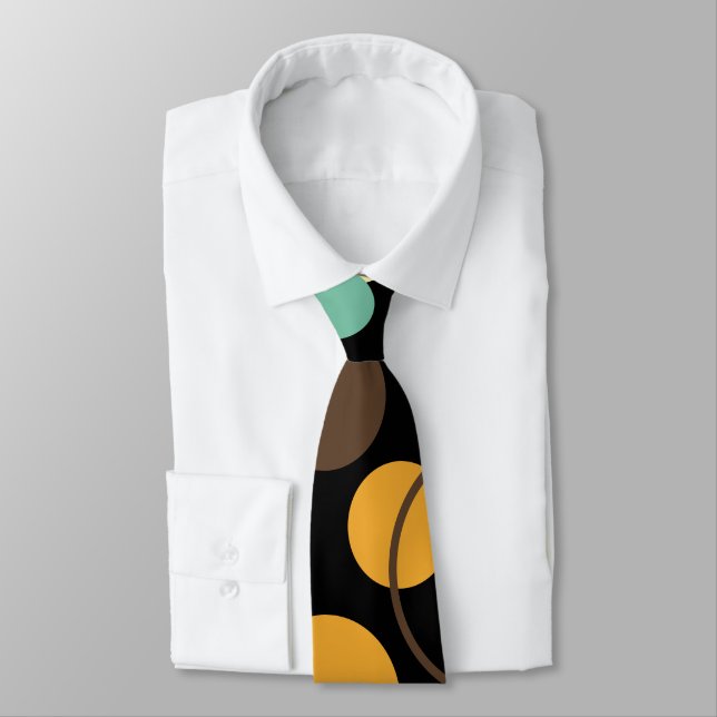 Gravata Pontos e Círculos 02 (Amarrado)