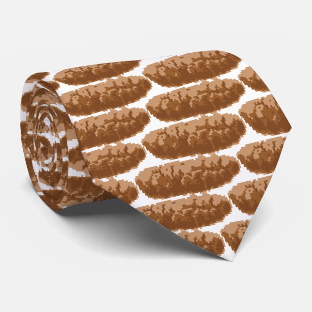 Gravata Poop de pixel de 8 bits (Rolled)