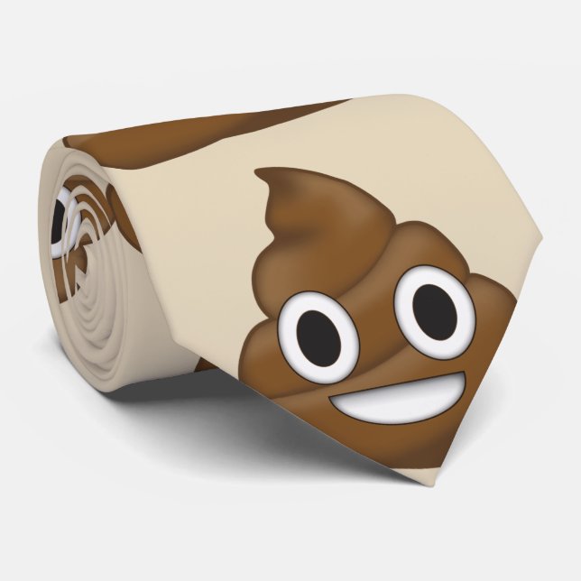 Gravata Poop Emoji (Rolled)