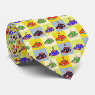 Gravata Pop Art Coffee Tie