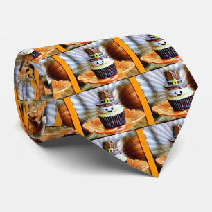 Gravata Pop Art Pilgrim Cupcakes