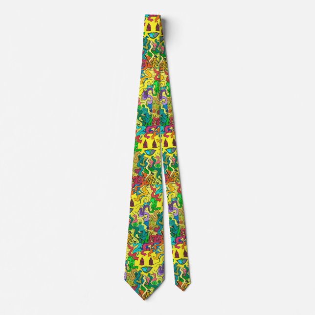 Gravata Porcentum Sun Necktie (Frente)