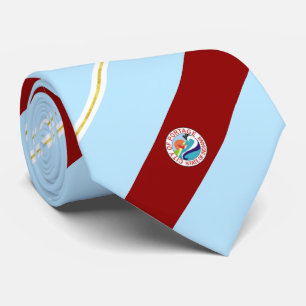 Gravata Portage (Indiana), bandeira municipal Neck Tie