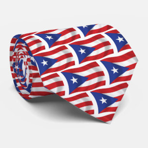 Gravata Porto Rico Flag Tie