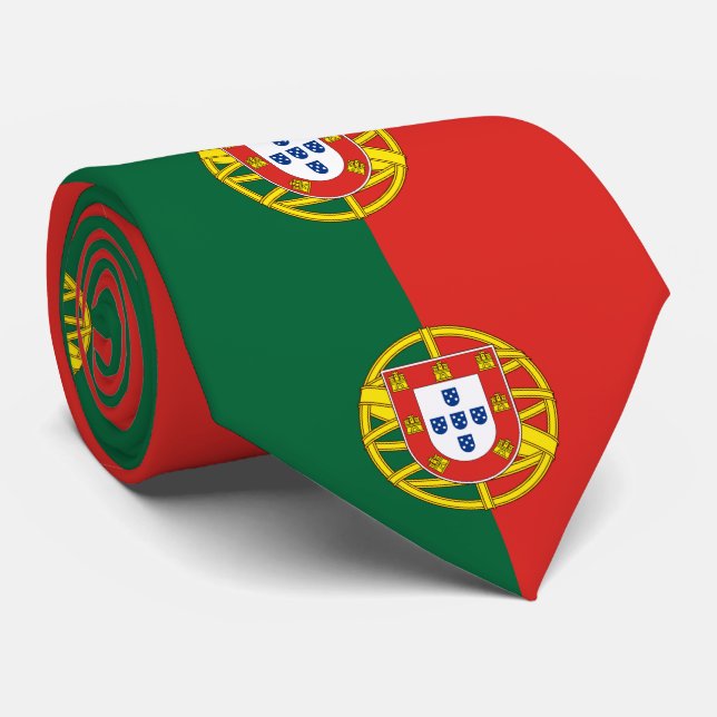 Gravata Portugal pavilhão Bandeira de Portugal (Rolled)