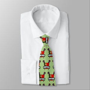 Gravata Portugal Português Lacrosse Tie