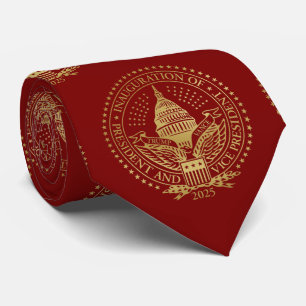Gravata posse do logotipo inaugural do presidente Trump Va