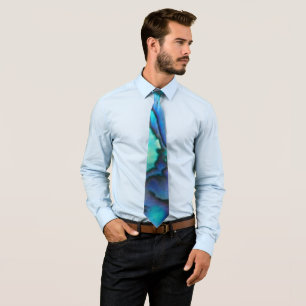 Gravata Praça Azul, Abalone Shell Mens Neck