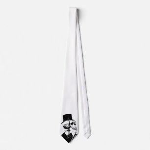 Gravata Preacher Skeleton Necktie