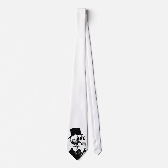 Gravata Preacher Skeleton Necktie (Frente)