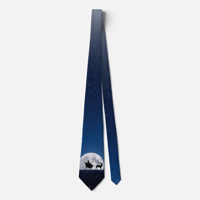Gravata Preflight - Men's Custom Christmas Necktie (Frente)