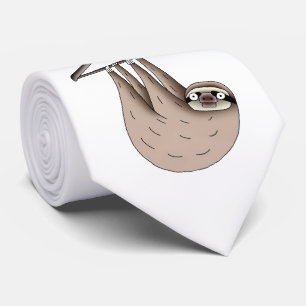 Gravata preguiça que pendura no gancho