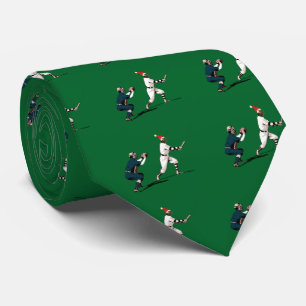 Gravata presente de natal de beisebol