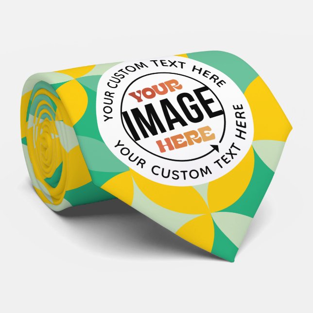 Gravata Presente de Natal de Tendência Moderna Personaliza (Rolled)