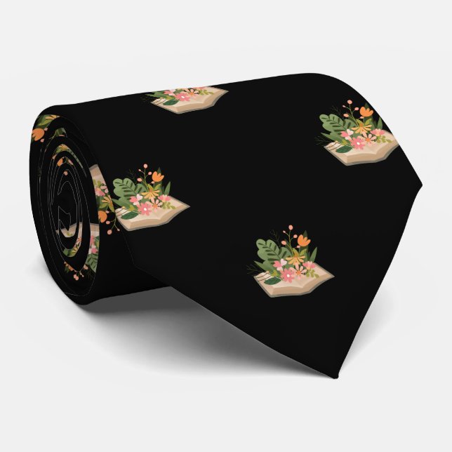 Gravata Presente de Trabalho e Graduação do Livro Negro e  (Rolled)