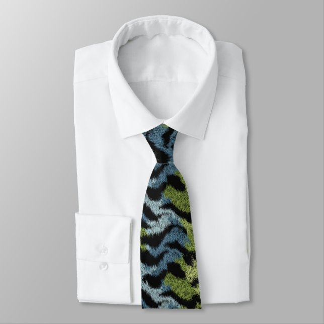 Gravata Presente Elegante Para Namorado Tigre (Amarrado)