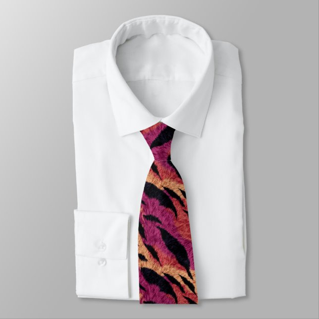 Gravata Presente Elegante para Padrinhos Tigre (Amarrado)