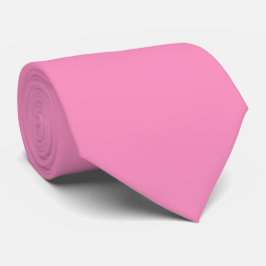 Gravata Presente Elegante Rosa Sólido para o Noivo  