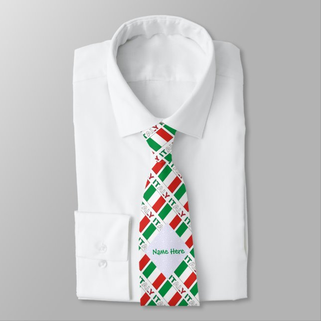 Gravata Presente Personalizado Dia da República Bandeira I (Amarrado)