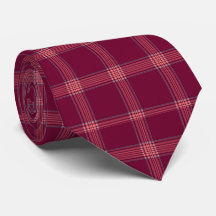 Presente Xadrez Tártan Burgundy Clássico
