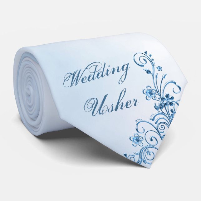 Gravata Presentes De Usher De Casamento - Personalizado De (Rolled)