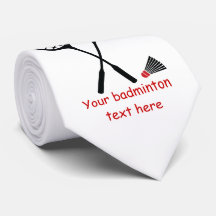 Presentes do Badminton, raquete e laço do